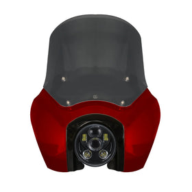 OG Softail Low Rider S Complete T-Sport Fairing Kit - Red Rock - 5.75 LED Black Headlight