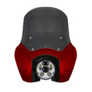 OG Softail Low Rider S Complete T-Sport Fairing Kit - Red Rock - 5.75 LED Chrome Headlight
