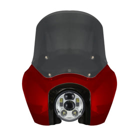 OG Softail Low Rider S Complete T-Sport Fairing Kit - Red Rock - 5.75 LED Chrome Headlight