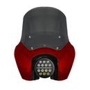 OG Softail Low Rider S Complete T-Sport Fairing Kit - Red Rock - 5.75 X-Series LED Headlight