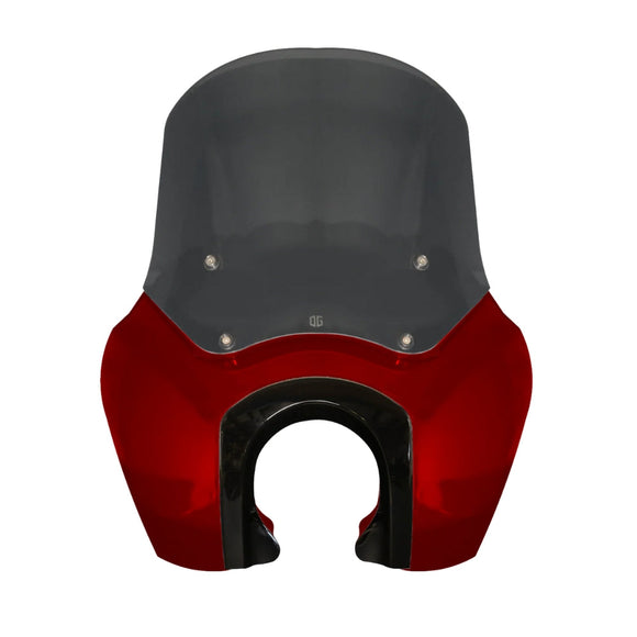 OG Softail Low Rider S Complete T-Sport Fairing Kit - Red Rock - OEM Headlight