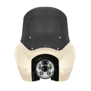 OG Softail Low Rider S Complete T-Sport Fairing Kit - White Sand Pearl Color Match -OG 5.75 LED Chrome