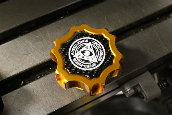SPEED-KINGS CARBON GAS CAP INSERT