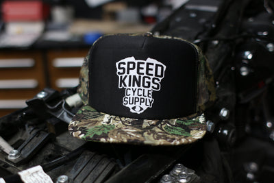 SPEED-KINGS CAMO TRUCKER HAT - 0