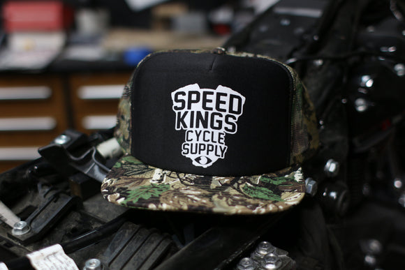 SPEED-KINGS CAMO TRUCKER HAT