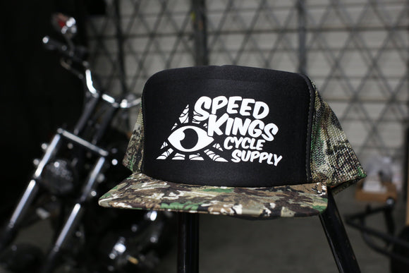 SPEED-KINGS CAMO TRUCKER HAT