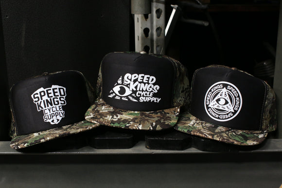 SPEED-KINGS CAMO TRUCKER HAT