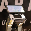 Quad Lock rear phone mount on aluminum bike stem