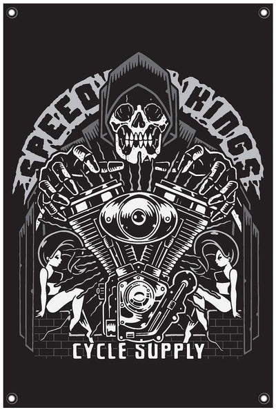 SPEED-KINGS GARAGE BANNERS