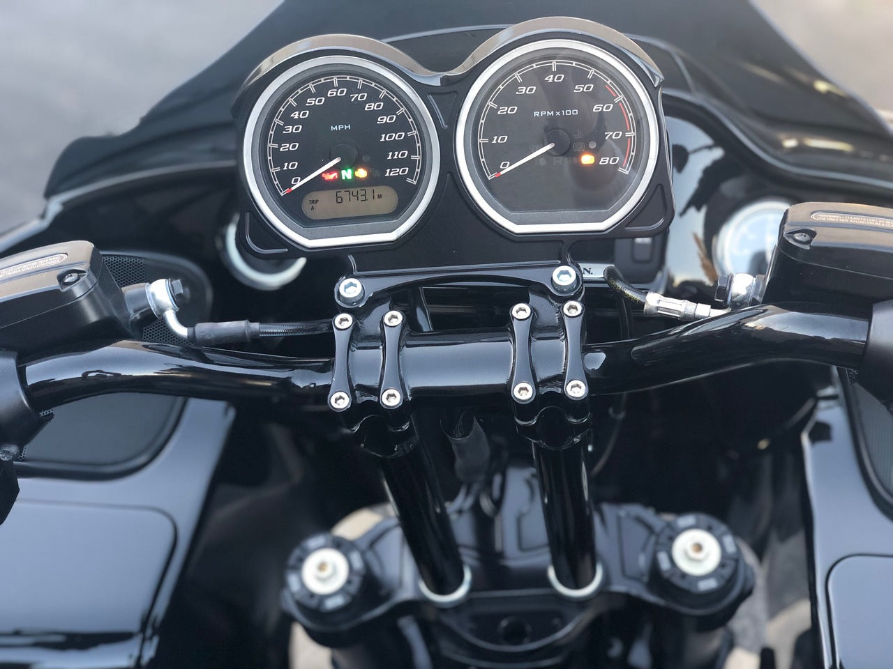 GUERRILLA CABLES - SPEEDOMETER RELOCATION HARNESS - 2015-2023 ROAD GLIDE