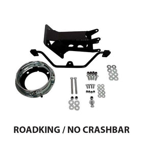 RWD V-Twin FXR fairing mount kit for Road King (no crashbar) with headlight ring and mounting hardware