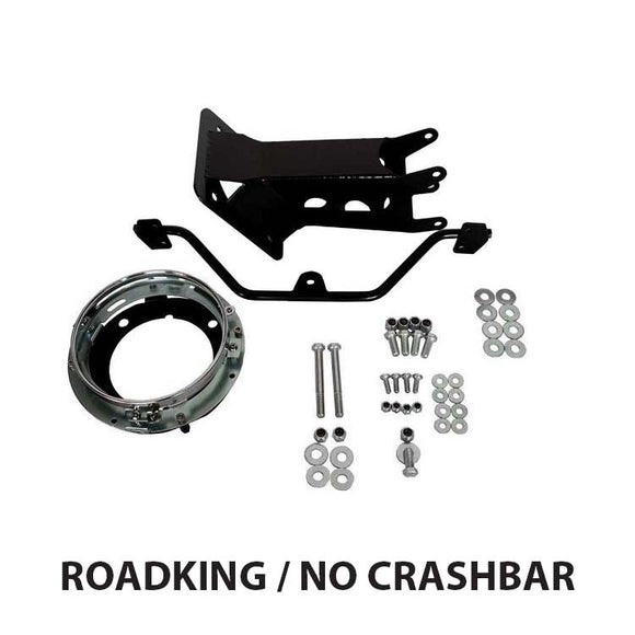 RWD V-Twin FXR fairing mount kit for Road King (no crashbar) with headlight ring and mounting hardware