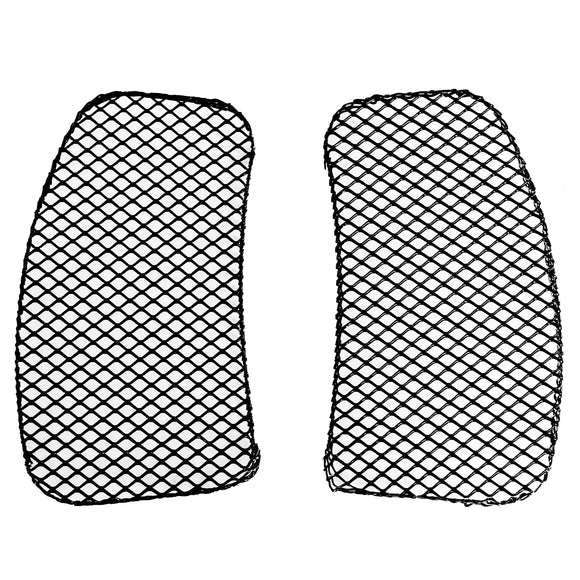 RWD V-Twin FXR fairing vent screens black mesh pair