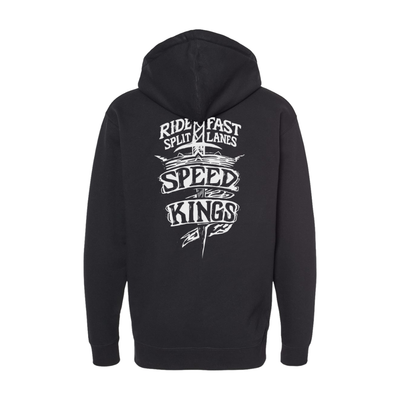 Ride Fast Split Lane Moto Hoodie By Speed Kings Cycle