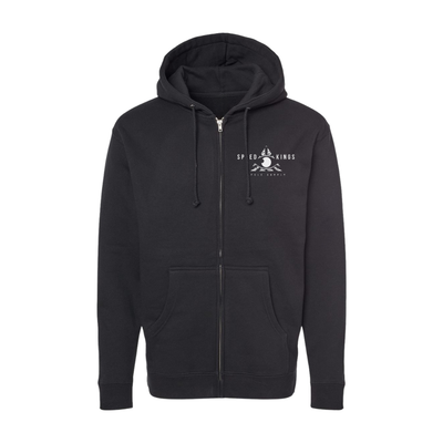 Ride Fast Split Lane Moto Zip Up Hoodie By Speed Kings Cycle