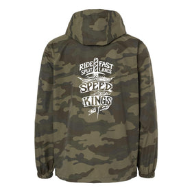 Forest camouflage waterproof windbreaker motorcycle jacket