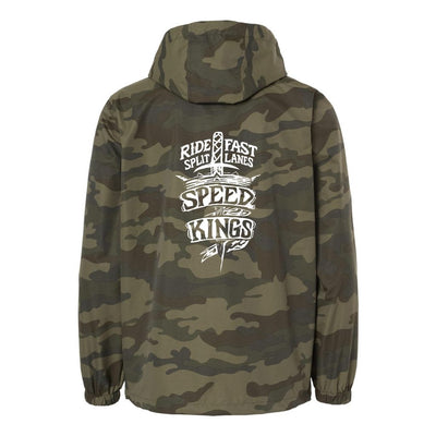 Forest camouflage waterproof windbreaker motorcycle jacket