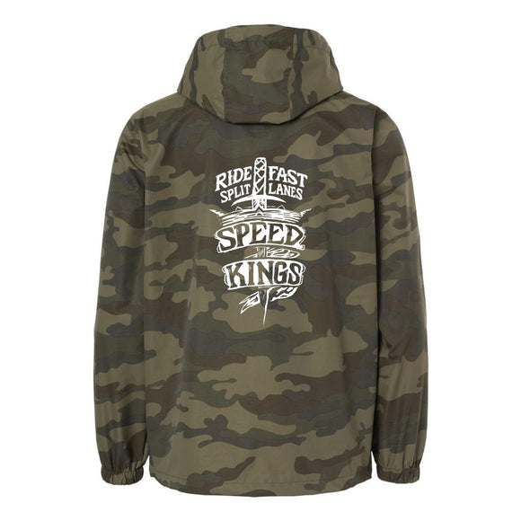 Forest camouflage waterproof windbreaker motorcycle jacket