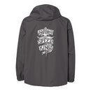 Gray waterproof windbreaker motorcycle jacket