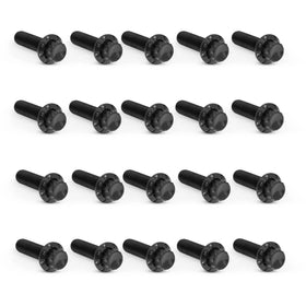 ARLEN NESS Rocker Box Titanium 12-Point Bolt Kits, Black