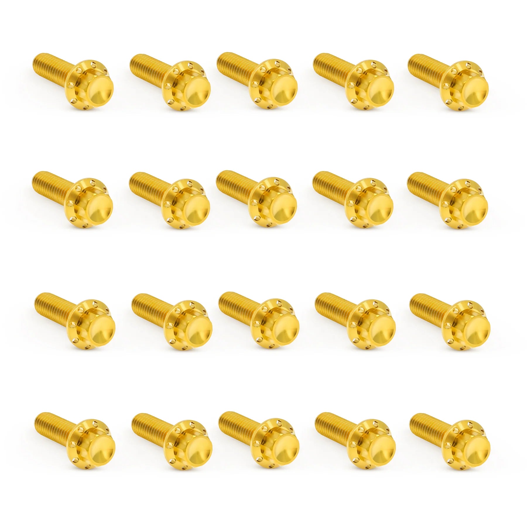 ARLEN NESS Rocker Box Titanium 12-Point Bolt Kits, Gold