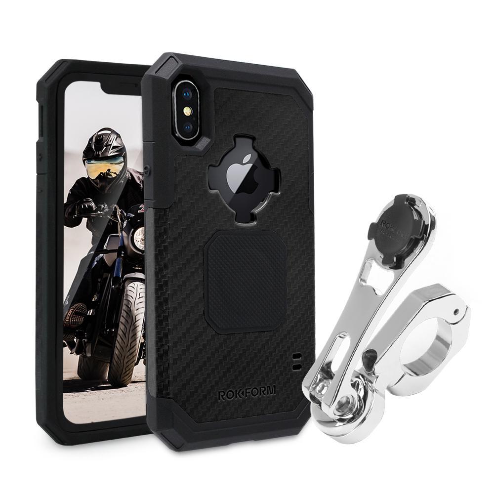 RokForm Handlebar Mount Pro Series Polished Aluminum - Samsung