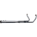 S&S CYCLE - SIDEWINDER 2:1 EXHAUST - CHROME WITH BLACK HIGHLIGHTED MACHINED END CAP-2