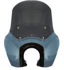 Sharks OEM blue motorcycle front fairing with smoked windshield