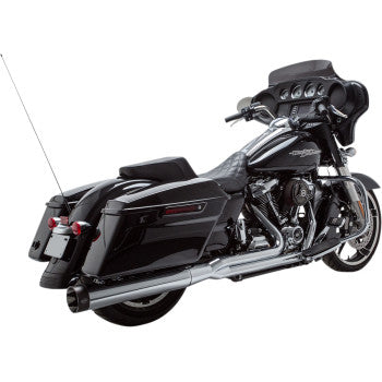 S&S CYCLE - SIDEWINDER 2-1 COMPLETE EXHAUST SYSTEM - CHROME - '17-21 TOURING