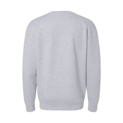 Speed Kings Heather Gray sweater on a white background