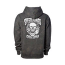 Flaming Skull Darkwood Hoodie-1