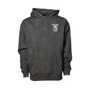 Flaming Skull Darkwood Hoodie-2