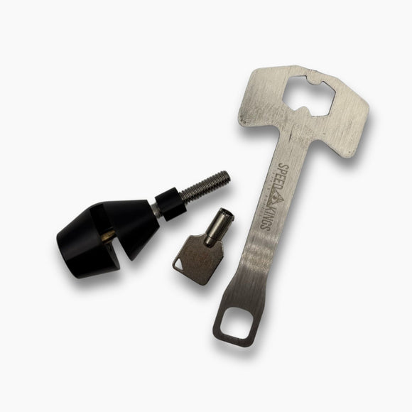 SKC Lid Locker Helmet Lock - DYNA/SOFTAIL/FXR/BAGGER/(SPORTSTER 04 AND EARLIER)