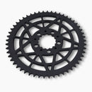 Black Speed-Kings Star rear sprocket for Harley Davidson on a white background