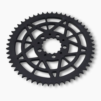Black Speed-Kings Star rear sprocket for Harley Davidson on a white background