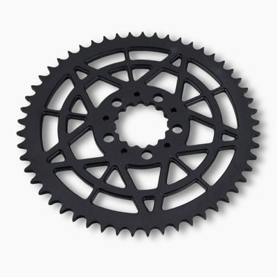Black Speed-Kings Star rear sprocket for Harley Davidson on a white background