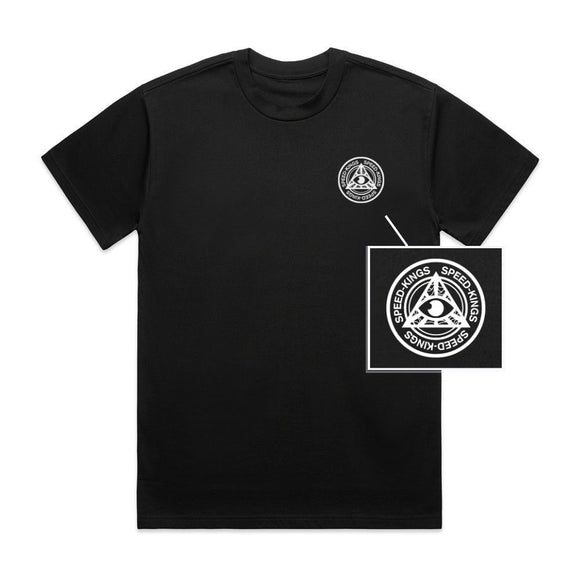 Back Circle Logo SKC Tee by Speed-Kings Cycle