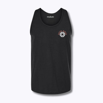 Speed-Kings Chrome Pin Up Tank Top Black Front