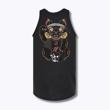 Speed-Kings Lucky Cat Tank Top Black Back