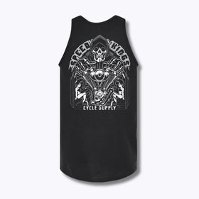 Speed-Kings Motor Reaper Tank Top Black Back