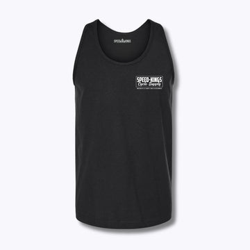 Speed-Kings Sprocket Tank Top Black Front