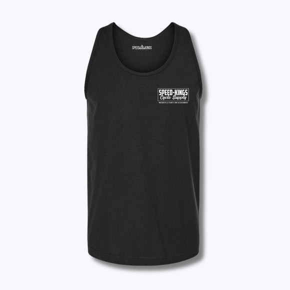 Speed-Kings Sprocket Tank Top Black Front