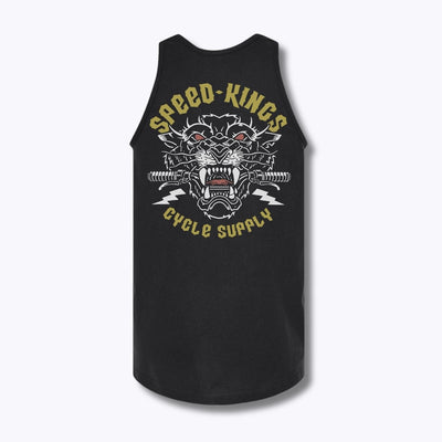 Speed-Kings Tiger Tank Top Black Back