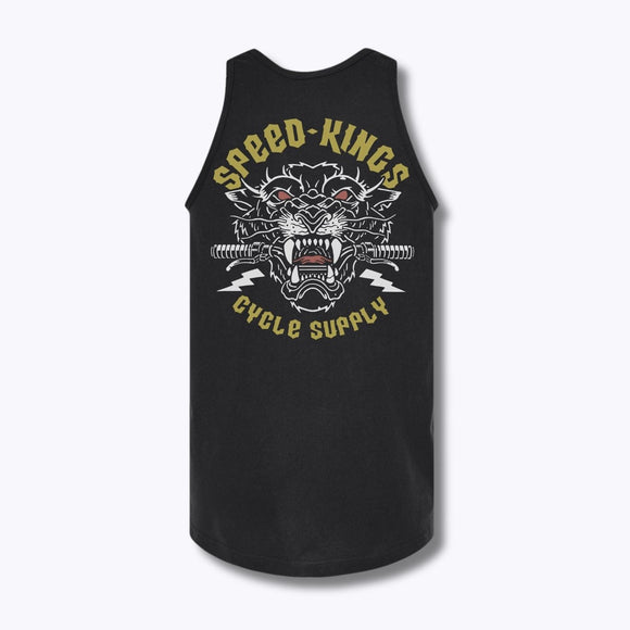 Speed-Kings Tiger Tank Top Black Back