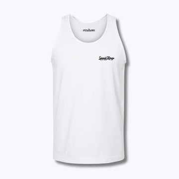 Speed-Kings Running Pyramid Tank Top White Front
