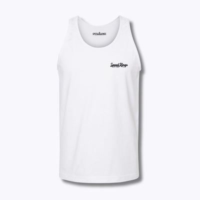 Speed-Kings Running Pyramid Tank Top White Front