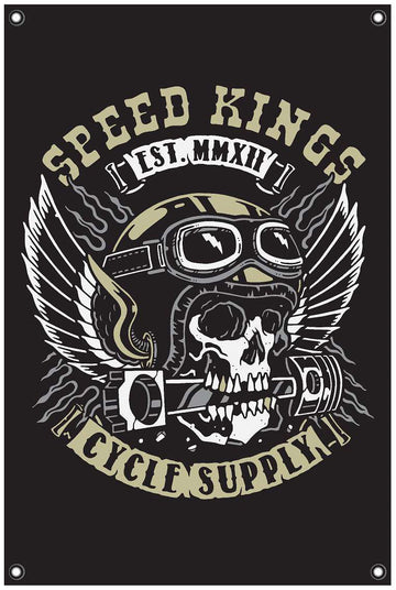 HELMET GARAGE BANNER