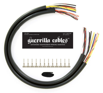 GUERRILLA CABLES - HANDLEBAR EXTENSION KITS - 1996-2006 DYNA, & SPORTSTER