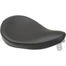DRAG - SMALL SPRING SOLO SEAT - BLACK SMOOTH VINYL - CUSTOM & RIGID-1