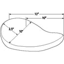 DRAG - SMALL SPRING SOLO SEAT - BLACK SMOOTH VINYL - CUSTOM & RIGID-2